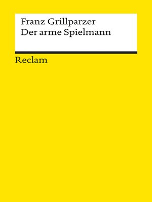 cover image of Der arme Spielmann. Erzählung